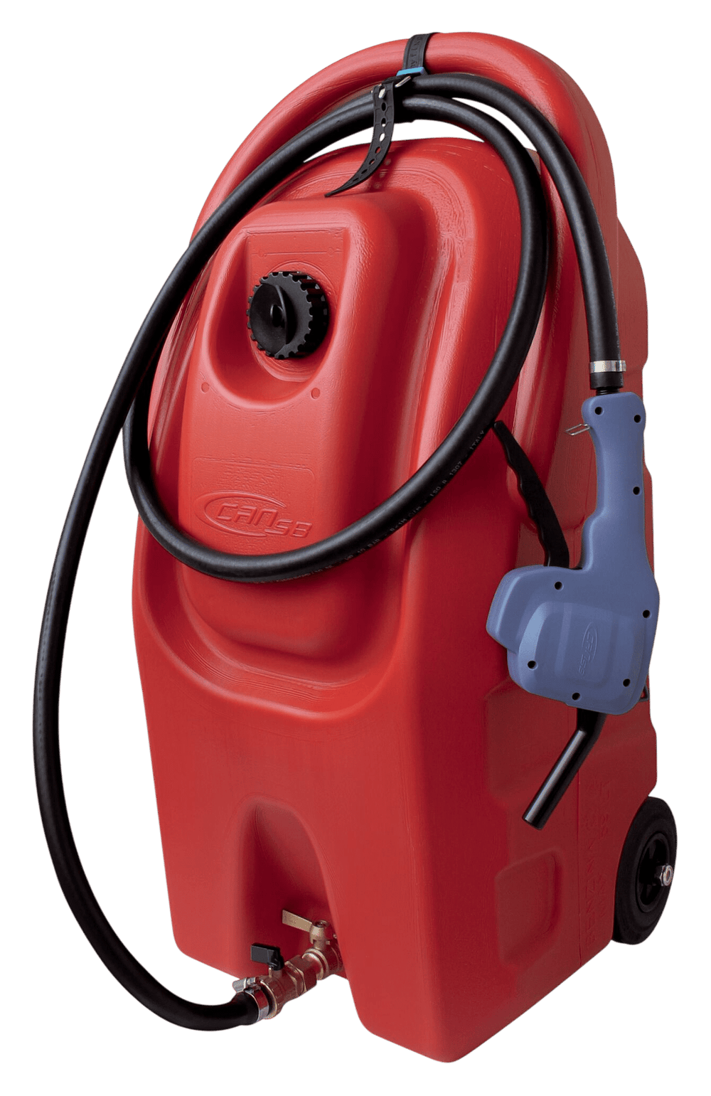 Mobiele brandstoftank 59L met 3m slang en tankpistool