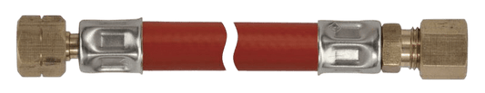 Gasslang 60cm ¼ l bi x 8mm knel