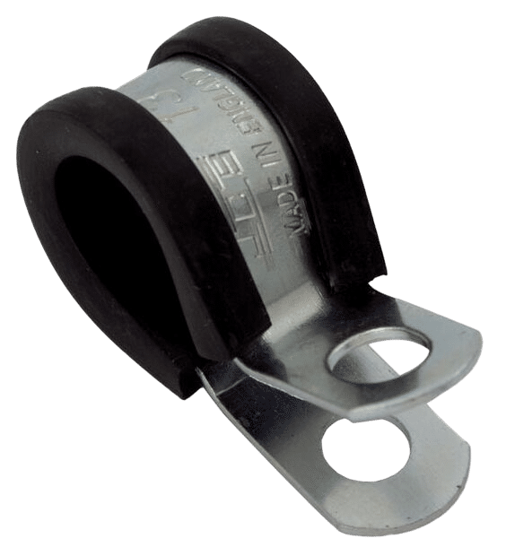 Rvs p-cips met rubber ommanteling (4 stuks)