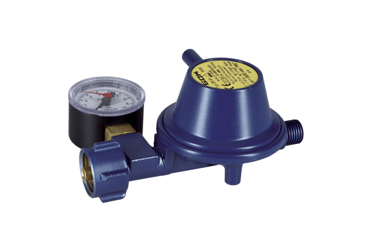 Gasdrukregelaar 1.5kg/h 30mbar met manometer