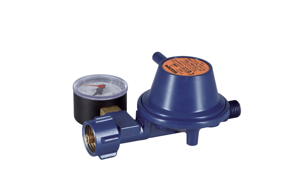 Gasdrukregelaar 1.5kg/h 50mbar met manometer