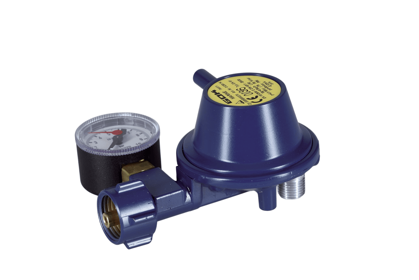 Gasdrukregelaar 0.8kg/h 30mbar met manometer