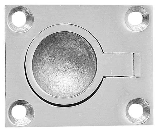 Luikring rvs flush 48x38mm