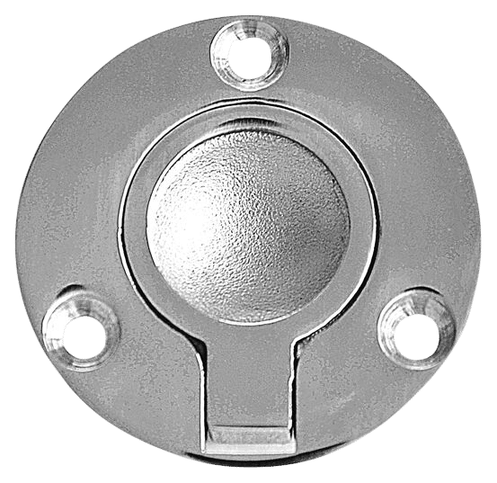 Luikring rvs flush Ø 50mm