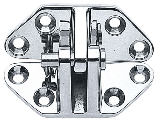 Luikscharnier hoek rvs 67x73mm