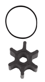 Nitrile inboard impeller single flat drive met pakking
