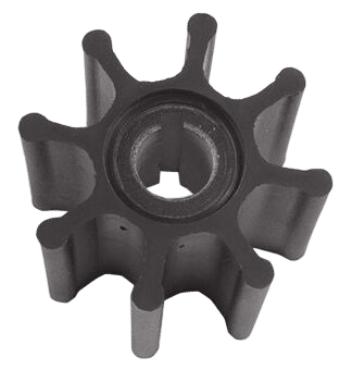 Neoprene inboard impeller key drive met kap