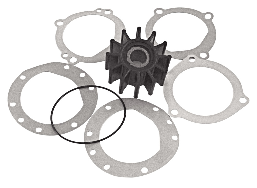 Neoprene inboard impeller key drive met pakking & kap