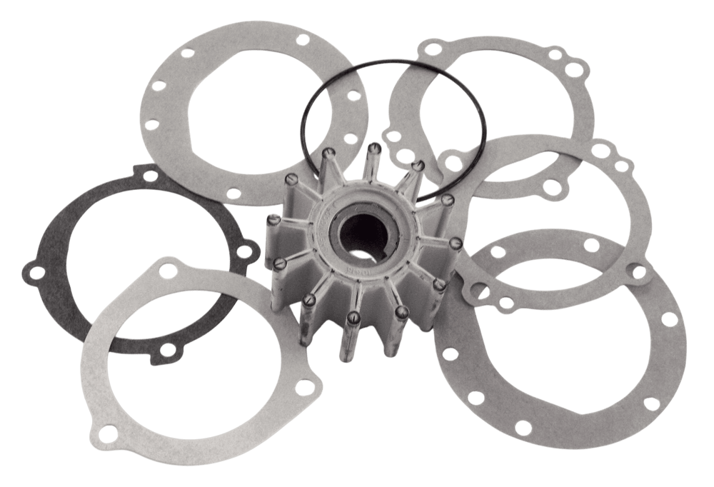 Neoprene inboard impeller key drive met pakking & kap