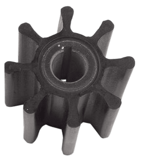 Neoprene inboard impeller key drive met kap