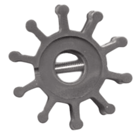 Neoprene inboard impeller pin drive met bout