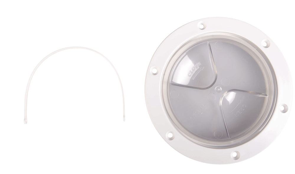 Inspectieluik 127mm transparant