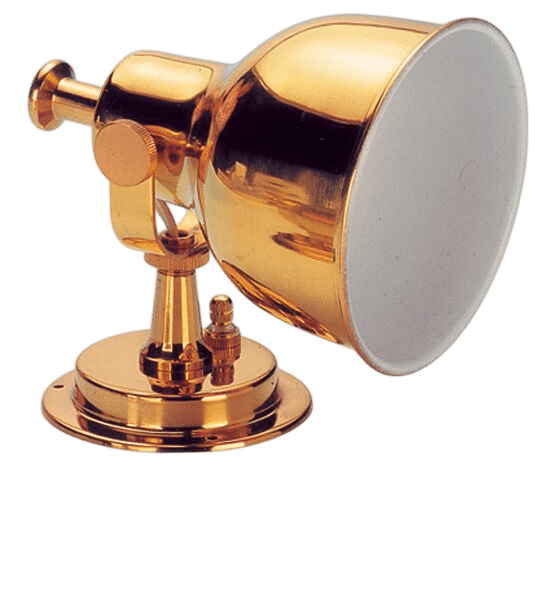 Messing wandlamp 75mm 12V
