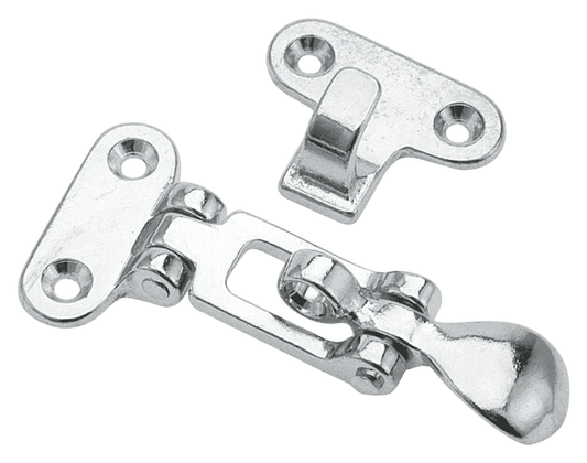 Anti-rammelsluiting verchroomd 100mm