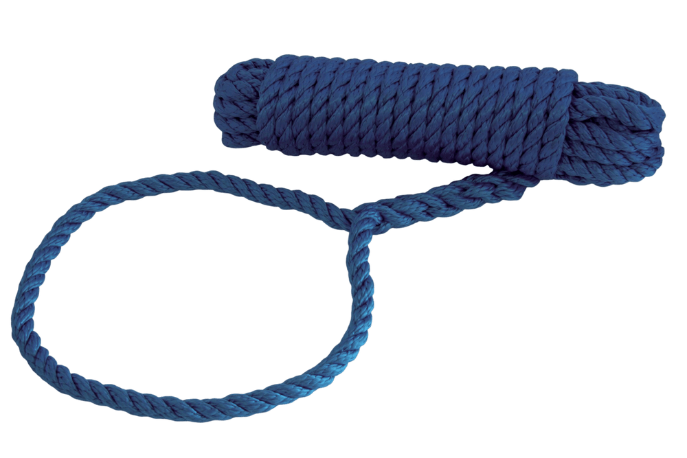 Talamex landvast polypropyleen – 12 mm × 12 m – blauw