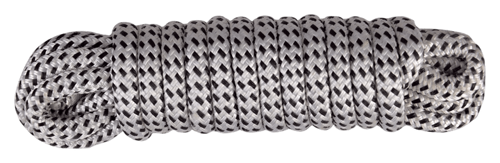 Talamex Landvast polyester – 14 mm × 15 m – wit/zwart