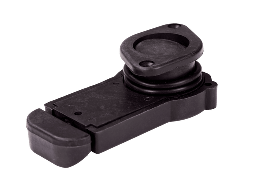 Lensschuif 12mm zwart