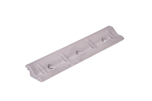 Plastic zitbank/airdeck connector grijs