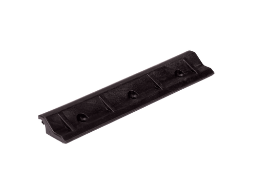 Plastic zitbank/airdeck connector zwart