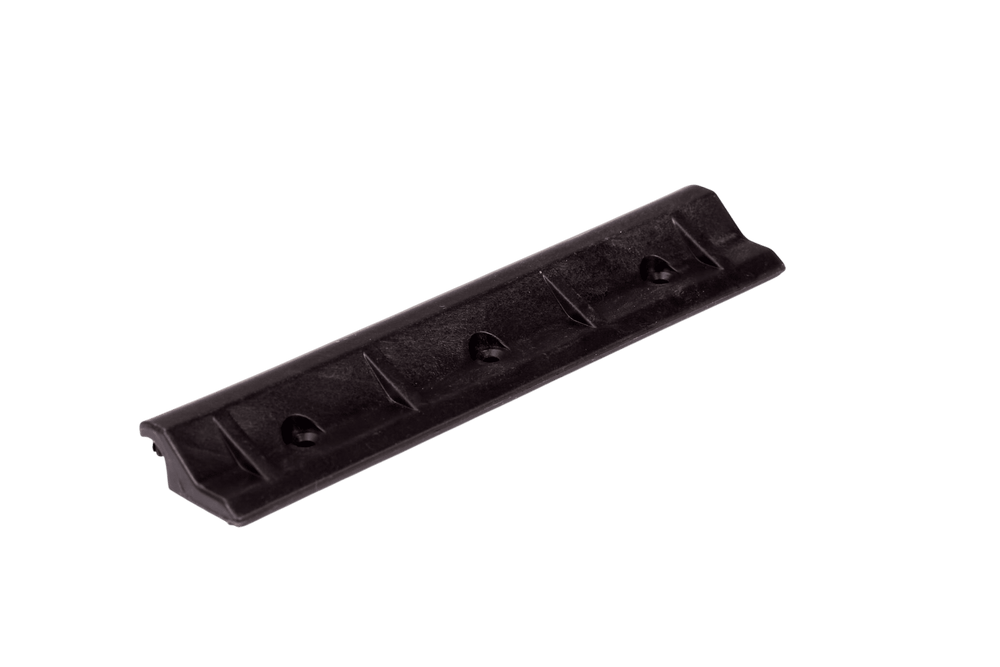 Plastic zitbank/airdeck connector zwart