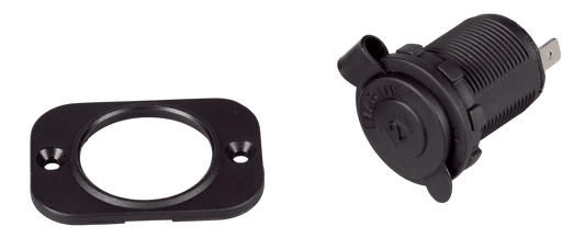 12V stopcontact rond