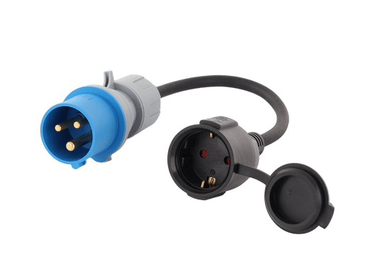 Adaptersnoer CEE/Schuko 3x2.5mm2 40cm