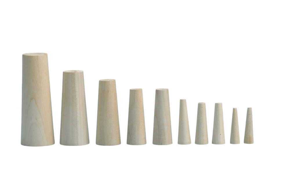 Houten pluggen set (10 stuks)