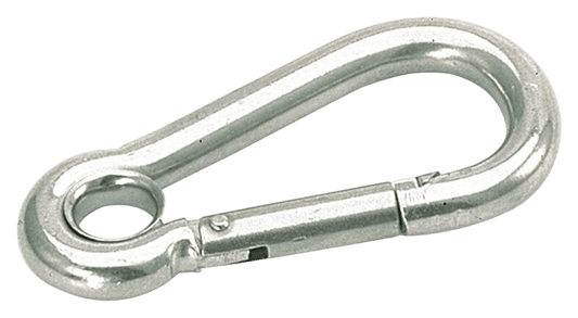 Karabijnhaak met oog 100mm bulk
