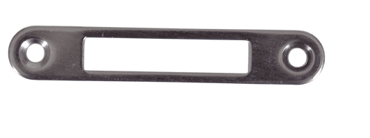Slotplaat voor drukknop recht