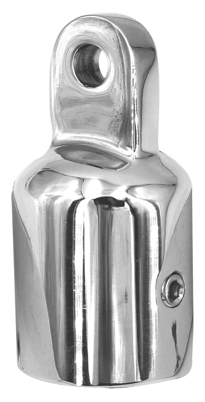 Buiskapbeslag RVS eindstuk 20mm