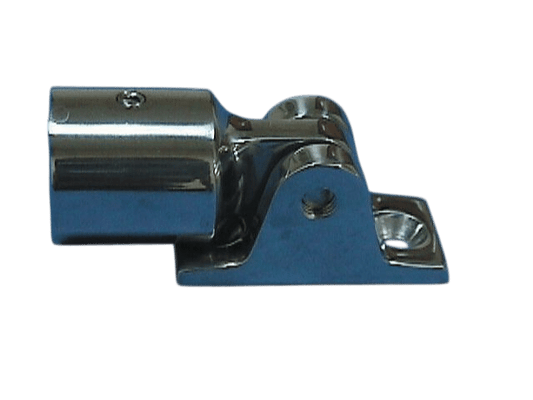 Buiskapbeslag rvs eindstuk/scharnier 25mm