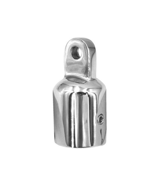 Buiskapbeslag RVS eindstuk 25mm