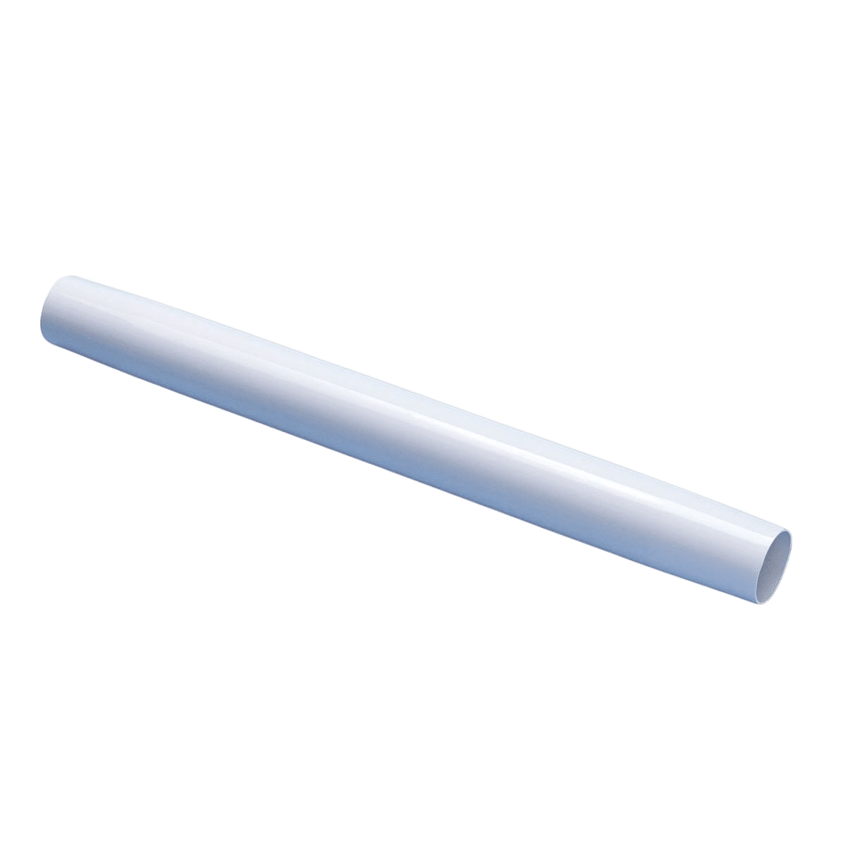 Conische buis Ø60mm voor tafelbasis aluminium wit 700mm