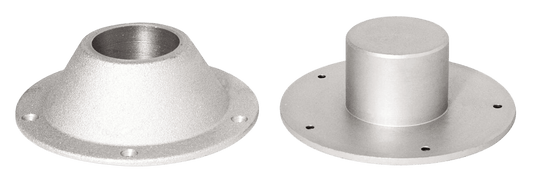 Aluminium inbouwvoet tafelpoot
