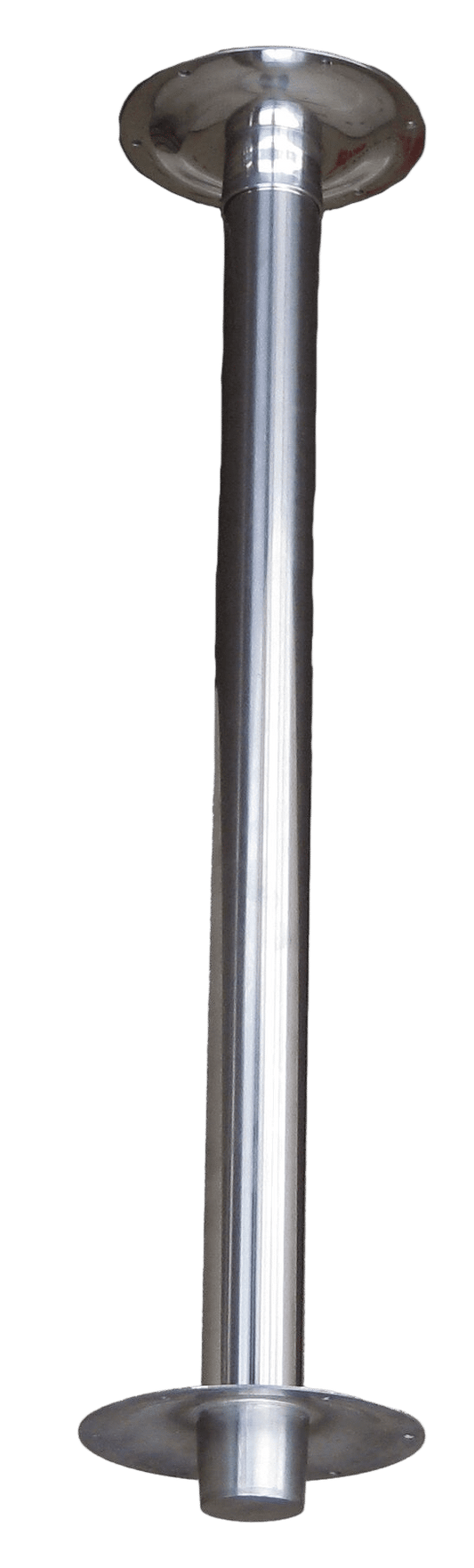 Vaste tafelpoot rvs 70cm