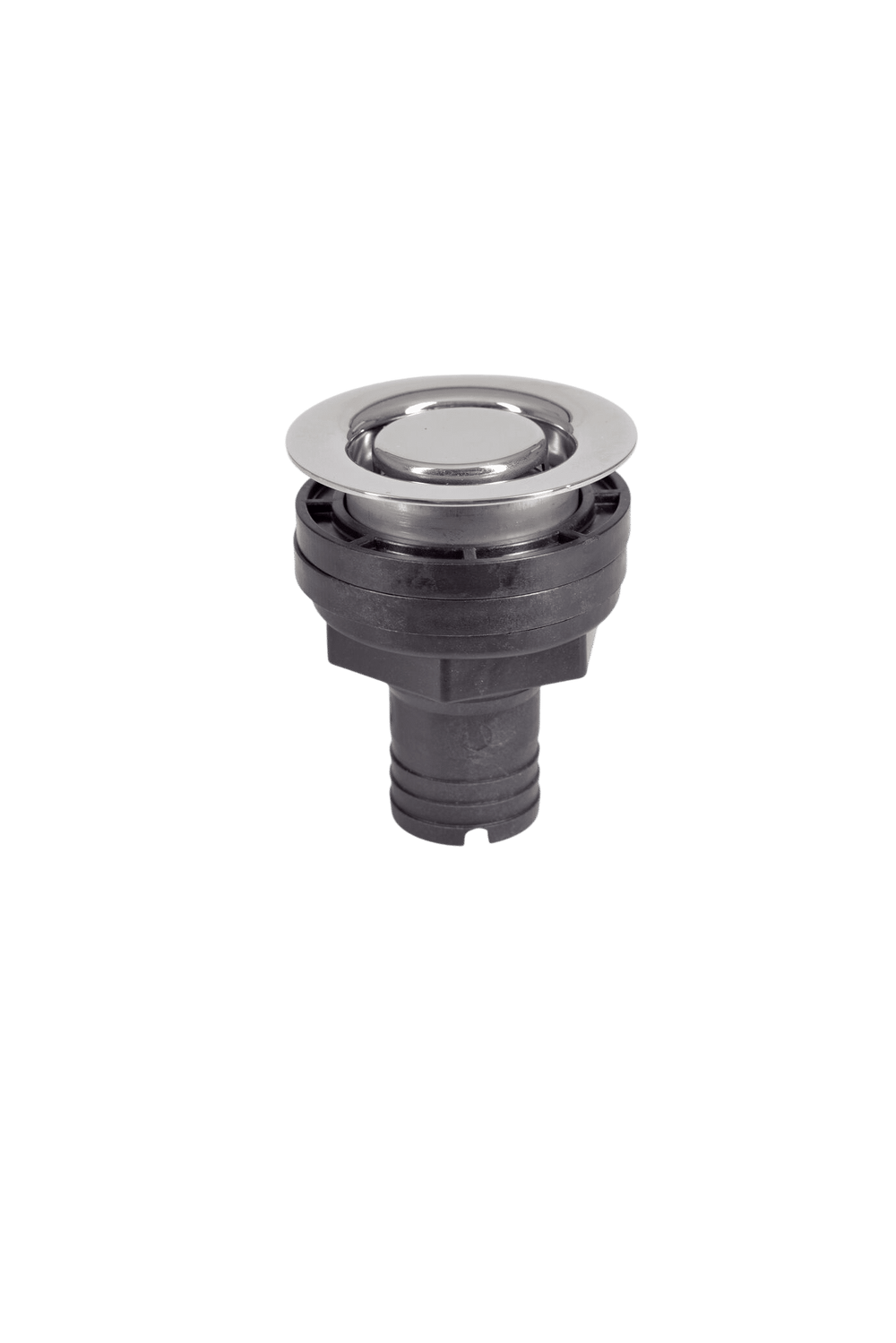 Dek/kuip doorvoer recht rvs/acetal