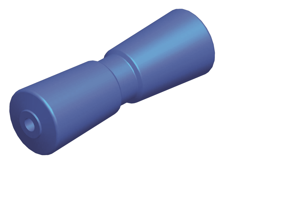 V-kielrol PU L295mm Ø82mm as 16mm