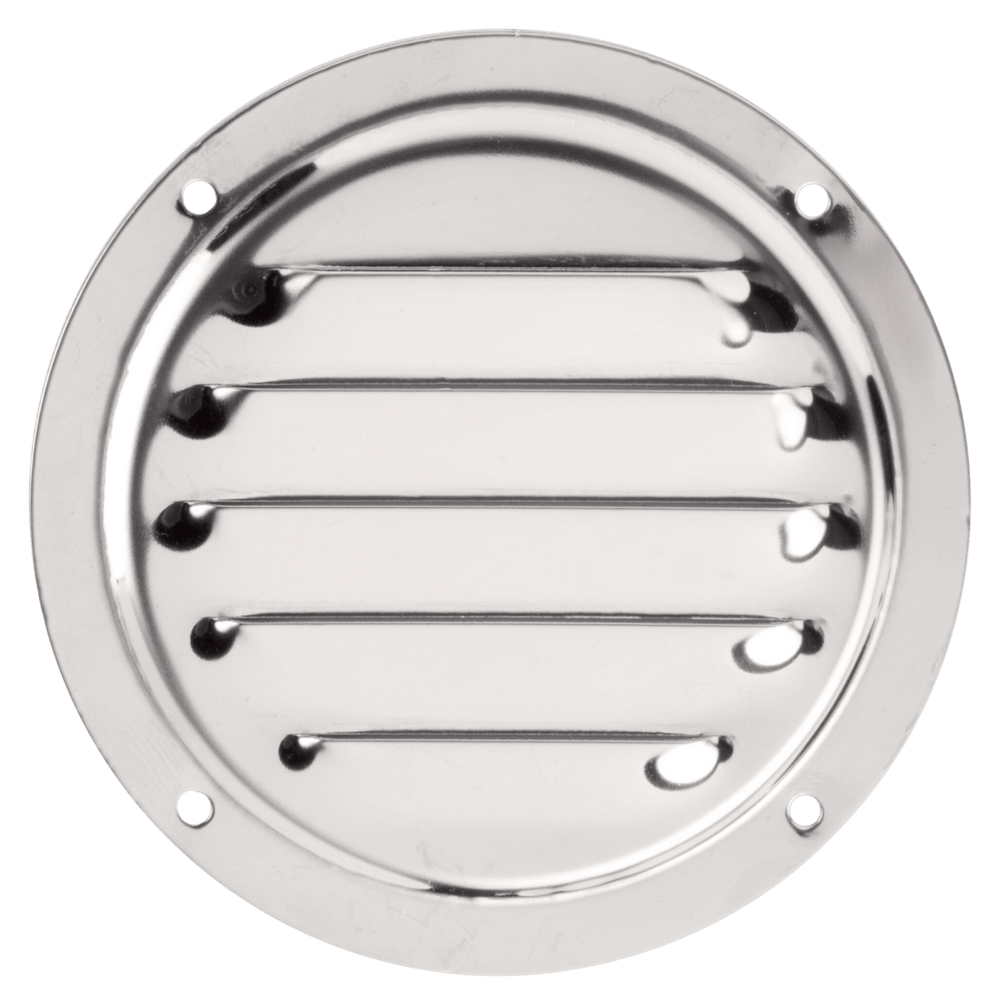 Ventilatierooster rond RVS 126mm