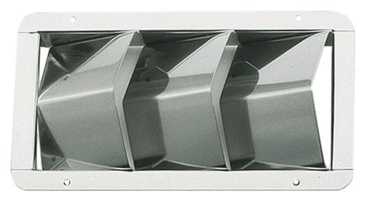 Ventilatierooster rvs 205x114mm