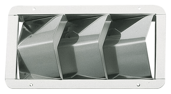 Ventilatierooster rvs 205x114mm