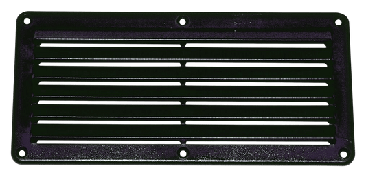 ABS ventilatie rooster zwart 261x125mm