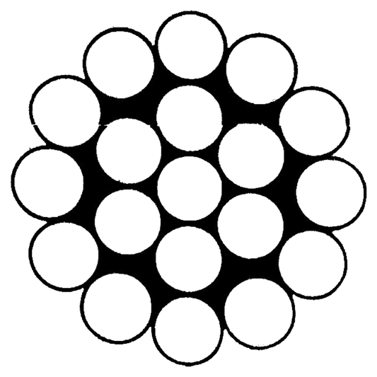 Staaldraad rvs 1x19 6mm