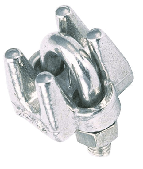 Rvs staaldraadklem 8mm