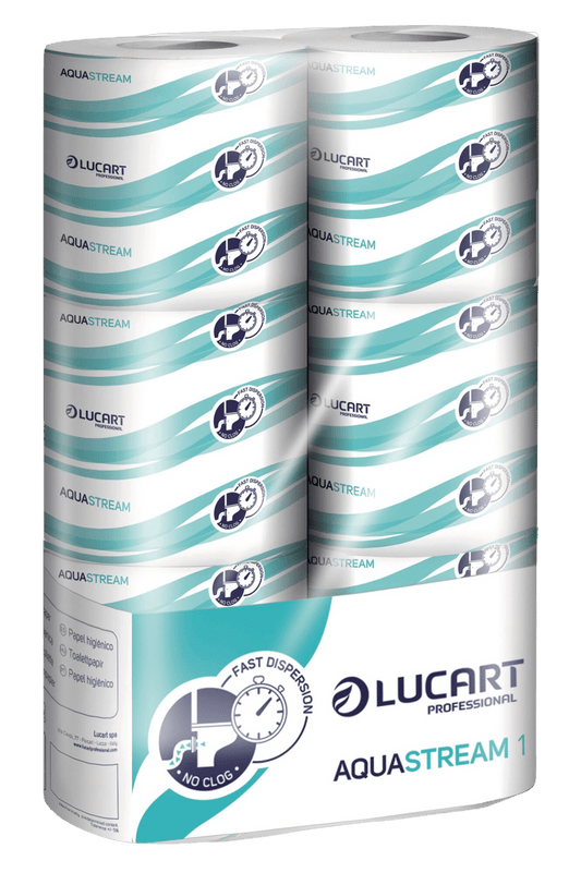 Toiletpapier Aquastream snel oplosbaar (6-pack)