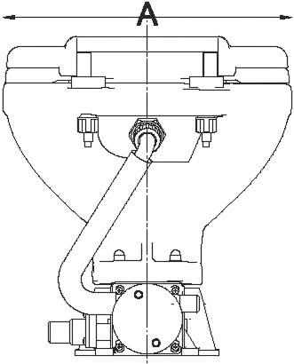Talamex Toilet elektrisch Standaard 24 V