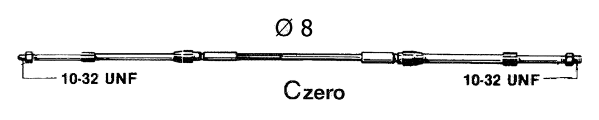 Ultraflex Schakelkabel Mach Zero 3,0 m
