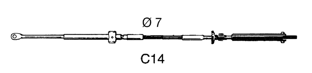 Schakelkabel C14 10ft 3.05m