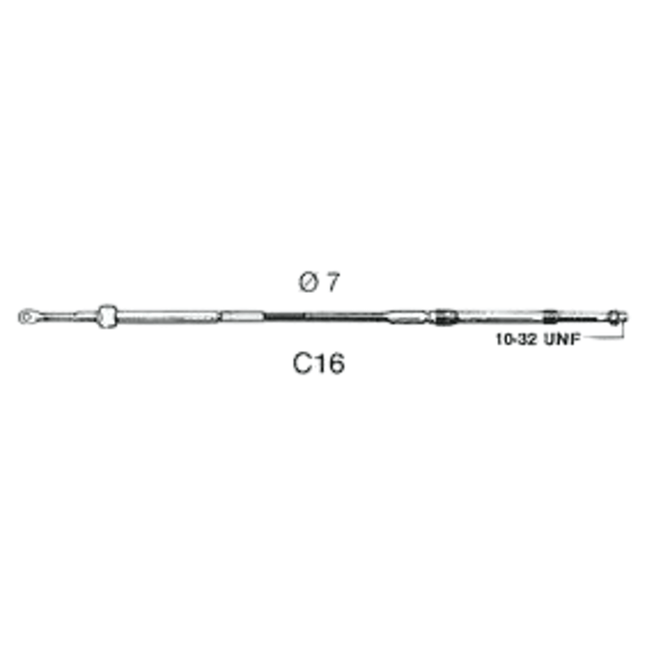 Ultraflex Schakelkabel C16 8 ft 2,44 m