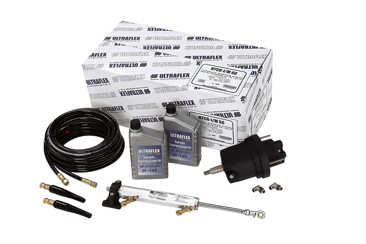 Ultraflex HYCO-I/M-60 hydraulische set inboard tot 150 pk inclusief 6 meter slang