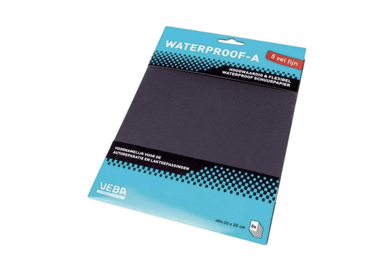 Schuurpapier waterproof fijn (5 vel)